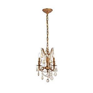 Rosalia 3-Light Pendant in French Gold