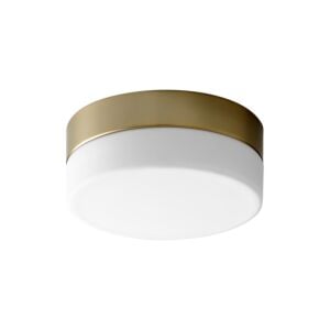 Zuri 1-Light LED Ceiling Mount in Aged Brass