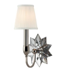 Barton 1-Light Wall Sconce in Polished Nickel