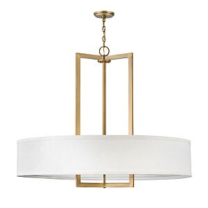 Hinkley Hampton 9-Light Pendant In Brushed Bronze