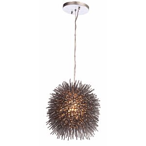 Urchin 1-Light Mini Pendant in Painted Chrome