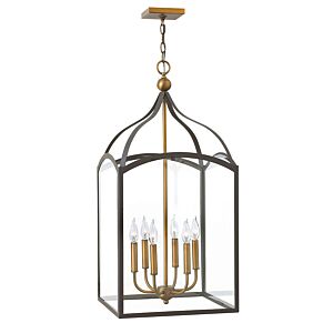 Hinkley Clarendon 6-Light Pendant In Bronze