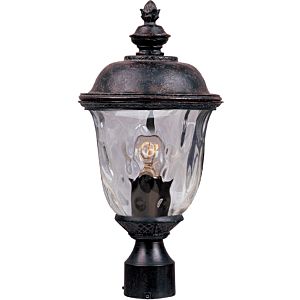 Maxim Carriage House DC 19.5 Inch Outdoor Post Lantern in Bronze