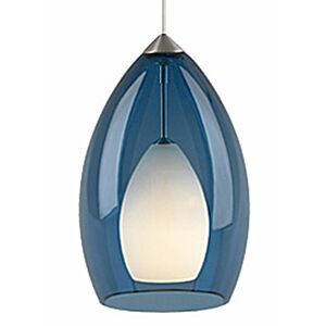 Fire 1-Light Pendant in Satin Nickel