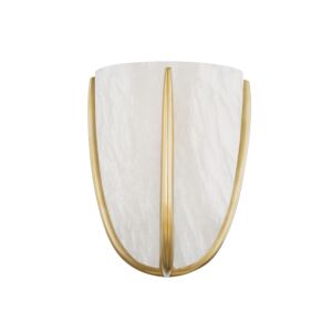 Wheatley 1-Light Wall Sconce in Aged Brass