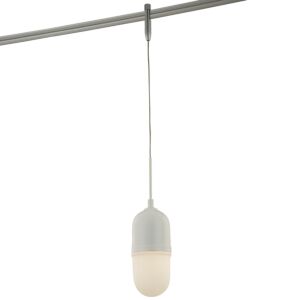 Gk Lightrail 1-Light Pendant Head in Gloss White Used On Fans