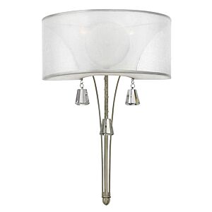 Mime 2-Light LED Wall Sconce in Brushed Nickel