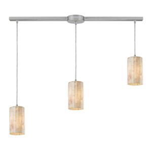 Coletta 3-Light Pendant in Satin Nickel