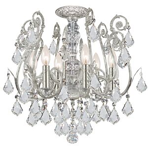 Regis 6-Light Chandelier in Olde Silver