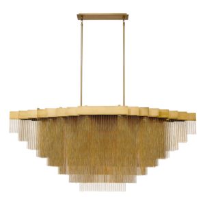 Eurofase Bloomfield 28 Light Chandelier in Gold