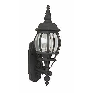 Craftmade French Style 22" Outdoor Wall Light in Textured Matte Black