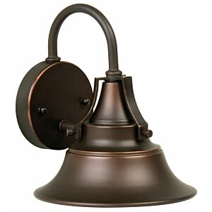 Craftmade Union 9" Outdoor Wall Light in Oiled Bronze Gilded