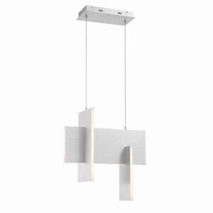 Coburg 1-Light LED Pendant in Aluminium