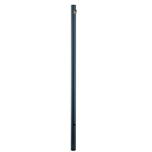 7-ft Black Direct Burial Post With Photocell