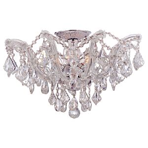 Maria Theresa 5-Light Semi-Flush Mount in Polished Chrome