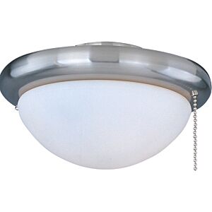 Fan Light Kits 1-Light Ceiling Fan Light Kit Light Kit in Satin Nickel