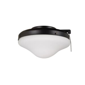 Light Kit-Bowl,Outdoor 2-Light LED Outdoor Light Kit in Flat Black
