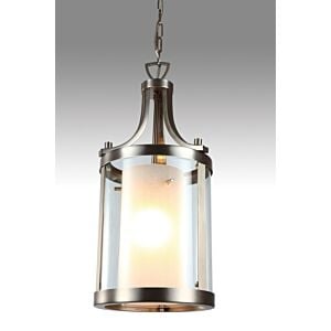 Essex 1-Light Pendant in Buffed Nickel