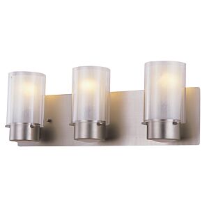 Essex 3-Light Bathroom Vanity Light in Buffed Nickel