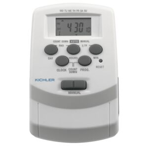 Accessory Digital Timer with Daylight Sa in White