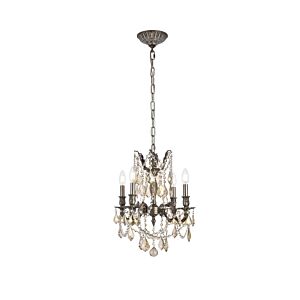 Rosalia 4-Light Pendant in Pewter