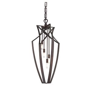 Windsung 4-Light Pendant in English Bronze