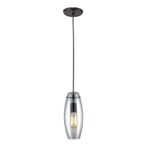 Menlow Park 1-Light Mini Pendant in Oiled Bronze