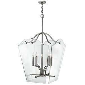 Wingate 8-Light Foyer in Polished Antique Nickel