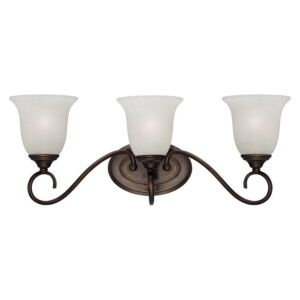 3-Light Vanity Light in Bronze / Dark