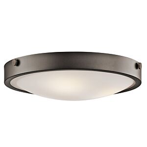 Lytham 3-Light Flush Mount in Olde Bronze