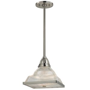 Harriman 1-Light Pendant in Satin Nickel