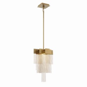 Bloomfield 2-Light LED Pendant in Gold