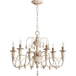 Salento 6-Light Chandelier in Persian White