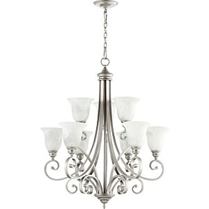 Bryant 9-Light Chandelier in Classic Nickel