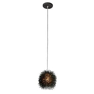 Urchin 1-Light Mini Pendant in Black