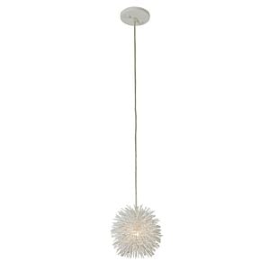 Urchin 1-Light Mini Pendant in White