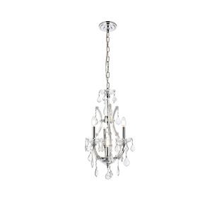 Maria Theresa 4-Light Pendant in Chrome