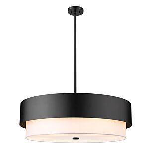 Counterpoint 6-Light Pendant in Matte Black