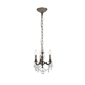 Lillie 3-Light Pendant in Pewter