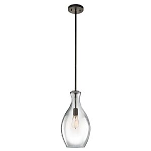 Everly 1-Light Pendant in Olde Bronze