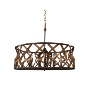  Soho Pendant Light in Milk Chocolate