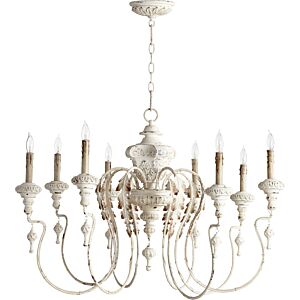 Salento 8-Light Chandelier in Persian White