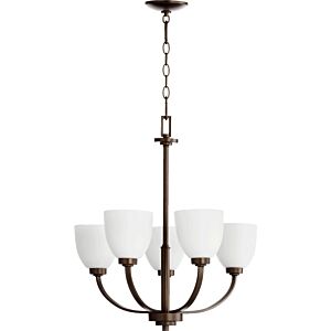 Reyes 5-Light Chandelier in Oiled Bronze