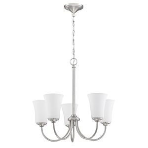 Craftmade Gwyneth 5-Light Traditional Chandelier in Brushed Polished Nickel