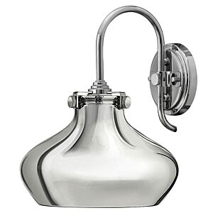 Congress 1-Light Wall Sconce in Chrome