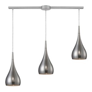 Lindsey 3-Light Pendant in Satin Nickel