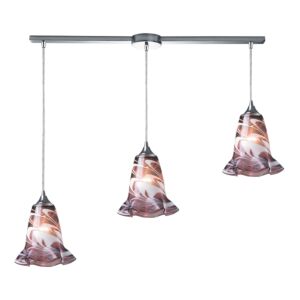 Vestido 3-Light Pendant in Polished Chrome