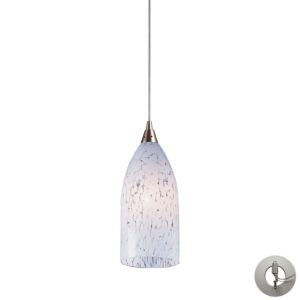 Verona 1-Light Mini Pendant in Satin Nickel