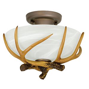 Two Light Semi Flush Mount by Craftmade