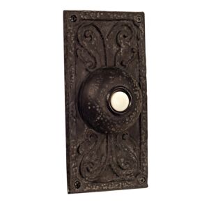 Craftmade Tieber Lighted Push Button Door Bell in Weathered Black